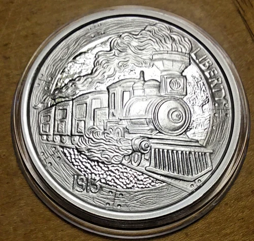 2016 Mr. THE Hobo Nickels 1oz Silver Proof "The Train" Round RARE (H-2)