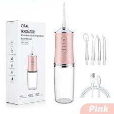 Water Flosser Water Pick Portable Cordless Oral Irrigator Dental Teeth Cleaner