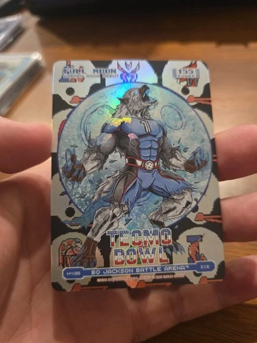 !! 155 PWR !! 2026 Battle Arena TECMO Bowl Full Moon Ice Battlefoil SP