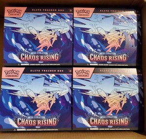 Pokémon Chaos Rising ETB Lot Everything Except Packs