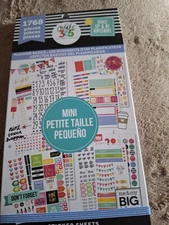 Happy Planner 2025-2026 Mini Planner Basics Value Pack 1768 Pcs