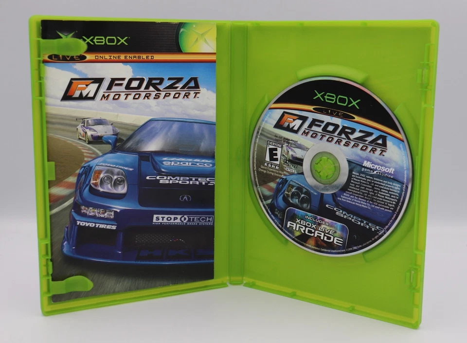 Forza Motorsport Microsoft Xbox Game CIB Complete Used 2005 Used - Image 3 of 3