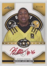2015 Leaf US Army All-American Bowl Red Ink 2/10 Keisean Lucier-South Auto 0b2