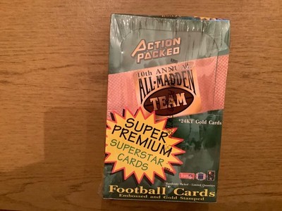 1994 Action Packed 10th Annual All-Madden TeamFootball Sealed Hobby Box RARE