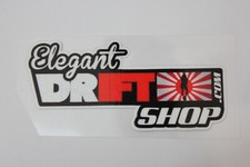 Elegant Drift Shop Decal Sticker