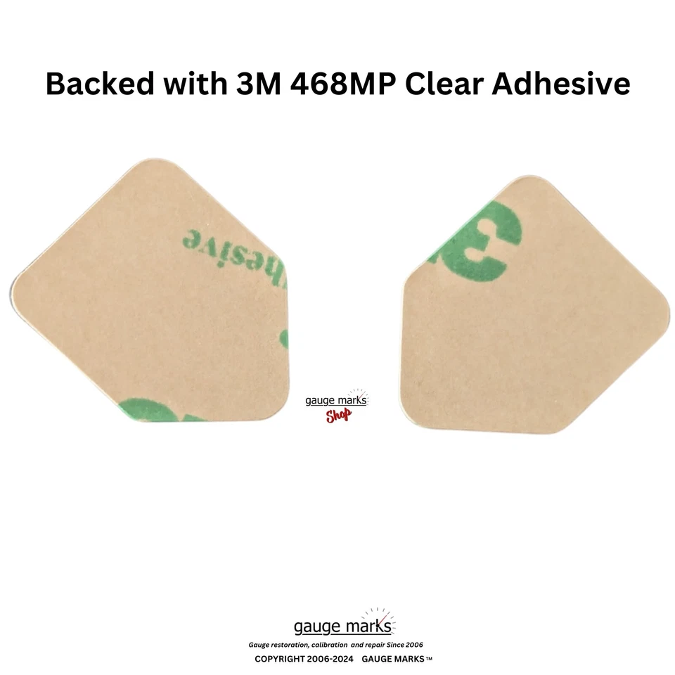 NEW! 70-78 CAMARO DASH TURN SIGNAL LENS PAIR - ADHESIVE BACKED - MADE IN USA - Image 2 of 4