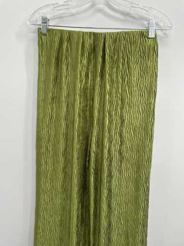 ASTR The Label Women's Avacado Green Wide Leg Plisse Pants Size Medium - Picture 8 of 17