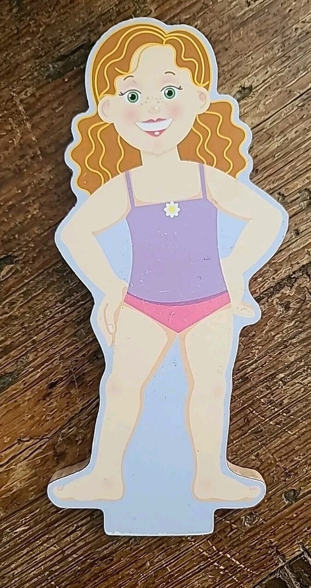 Melissa and Doug Magnetic Dress Up Maggie Leigh Toy Girl Purple
