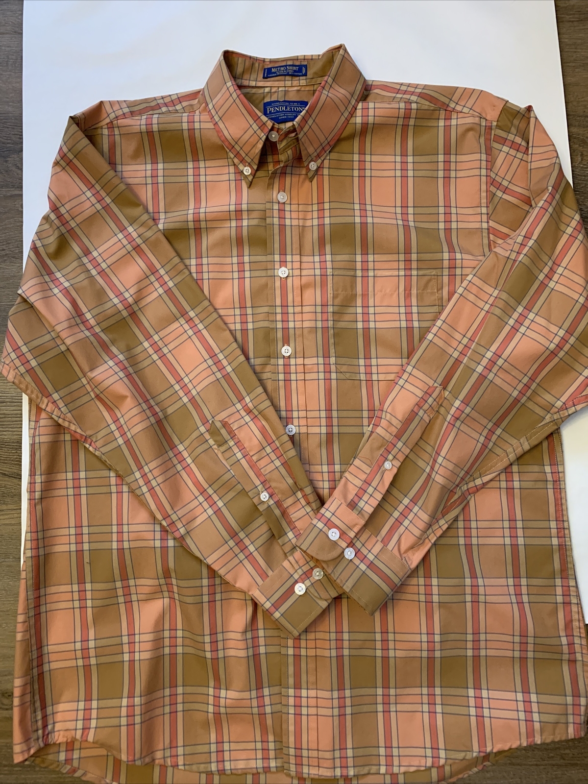 Pendleton Metro Shirt Large Button Down Dress Shi… - image 3