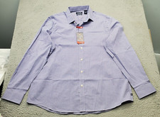 Chaps Casual Shirt Mens Size 2XL Multi Check Stretch Performance Button Down