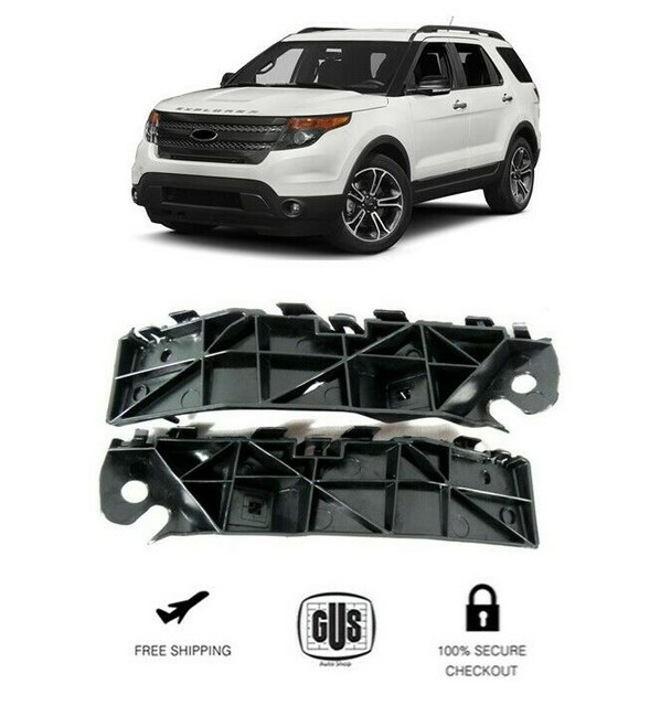 For 2011 2015 Ford Explorer Front Bumper Support Retainer Brackets 2