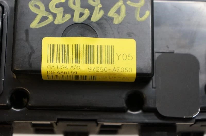 Kia Forte 2015 calefacción aire acondicionado control de temperatura 97250-A7050 OEM Foto 4 de 4