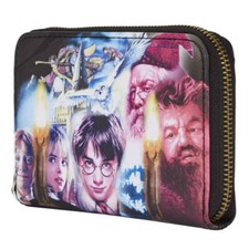 Harry Potter Sorcerer's Stone 100% PU Leather Collectible Zip Purse (15x10 cm)