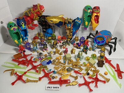 Massives Treasure X Figuren, Dino, Hai & Accounts Konvolut - Restposten - selten
