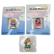 Miniature Angel Figurines The Little Blessings Suzi Skoglund Lot Of 3 Read