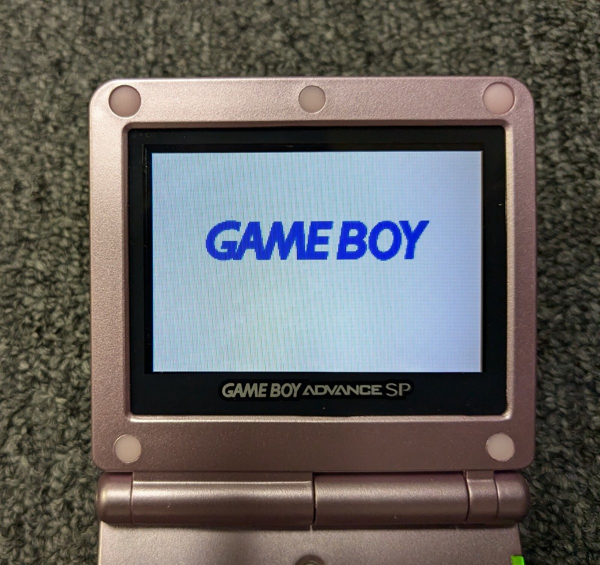 Nintendo Game Boy Advance SP AGS 101 Pink Bright Version Backlit