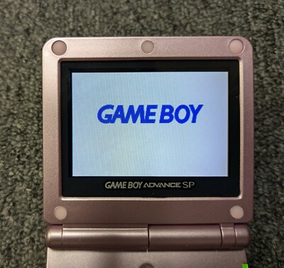 Nintendo Game Boy Advance SP AGS 101 Pink Bright Version Backlit