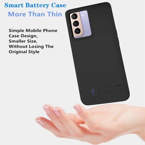 Battery Charger Cases For Samsung Galaxy S21 FE S22 Ultra Plus S20fe Power Bank - Photo 9 sur 12