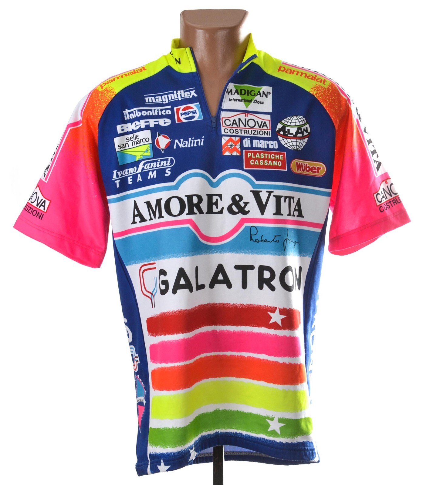 CAMISA DE CICLISMO AMORE & VITA GALATRON VELO JERSEY NALINI M ADULTO