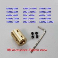 5/6/7/8/10/12mm Shaft Coupling Rigid Coupling Coupler Motor connector  screw