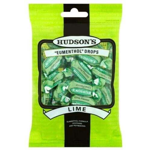 3 Packs of Hudson's Eumenthol Drops Candy Soothing Refreshing 100g - Picture 11 of 12