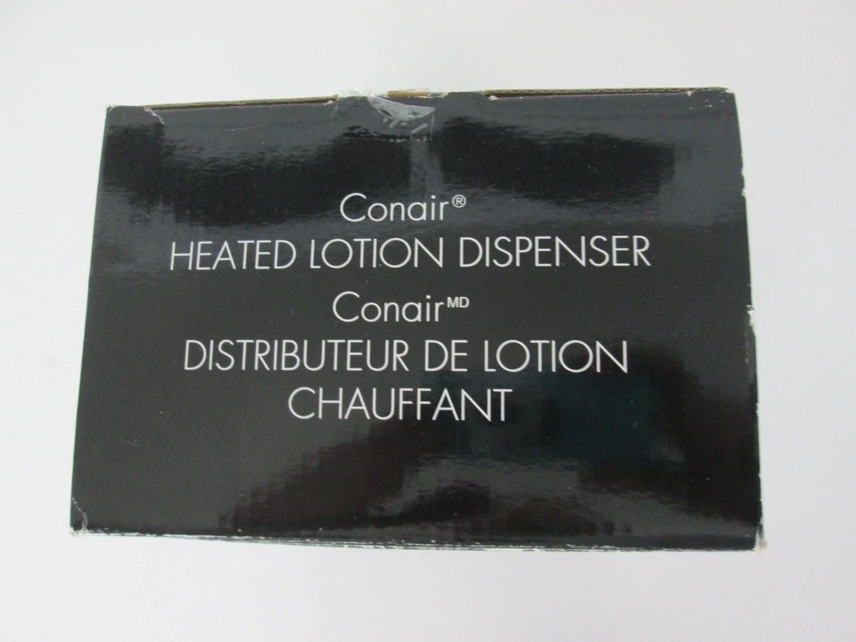 Conair Heated Lotion Dispenser White Compact Men Women Moisturizer New In Box - Image 4 of 4