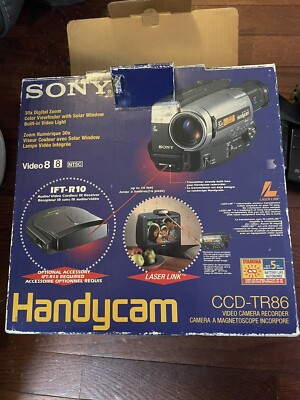Sony CCD-TR86 8mm Video8 Camcorder Recorder W. Remote Non Working