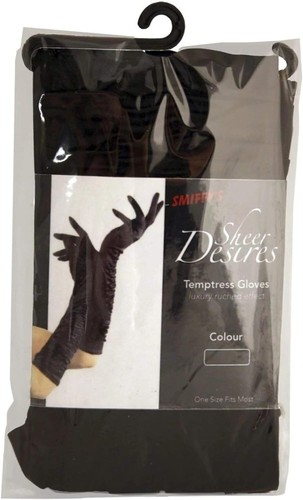 Temptress Gloves, Black, Long 46cm18 - Picture 2 of 2