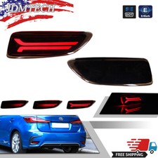 Led Rear Bumper Reflector Brake Lights Lamp For Toyota Corolla 2011 2012 2013 Us