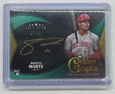 2024 Topps Five Star Noelvi Marte Green Rookie Autograph Auto RC #27/30 Reds