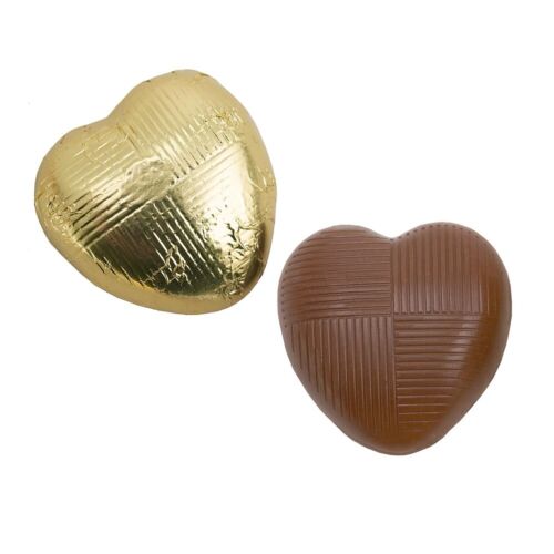 Milk Chocolate Foil Wrapped Hearts (x82 Hearts) - Picture 3 of 46
