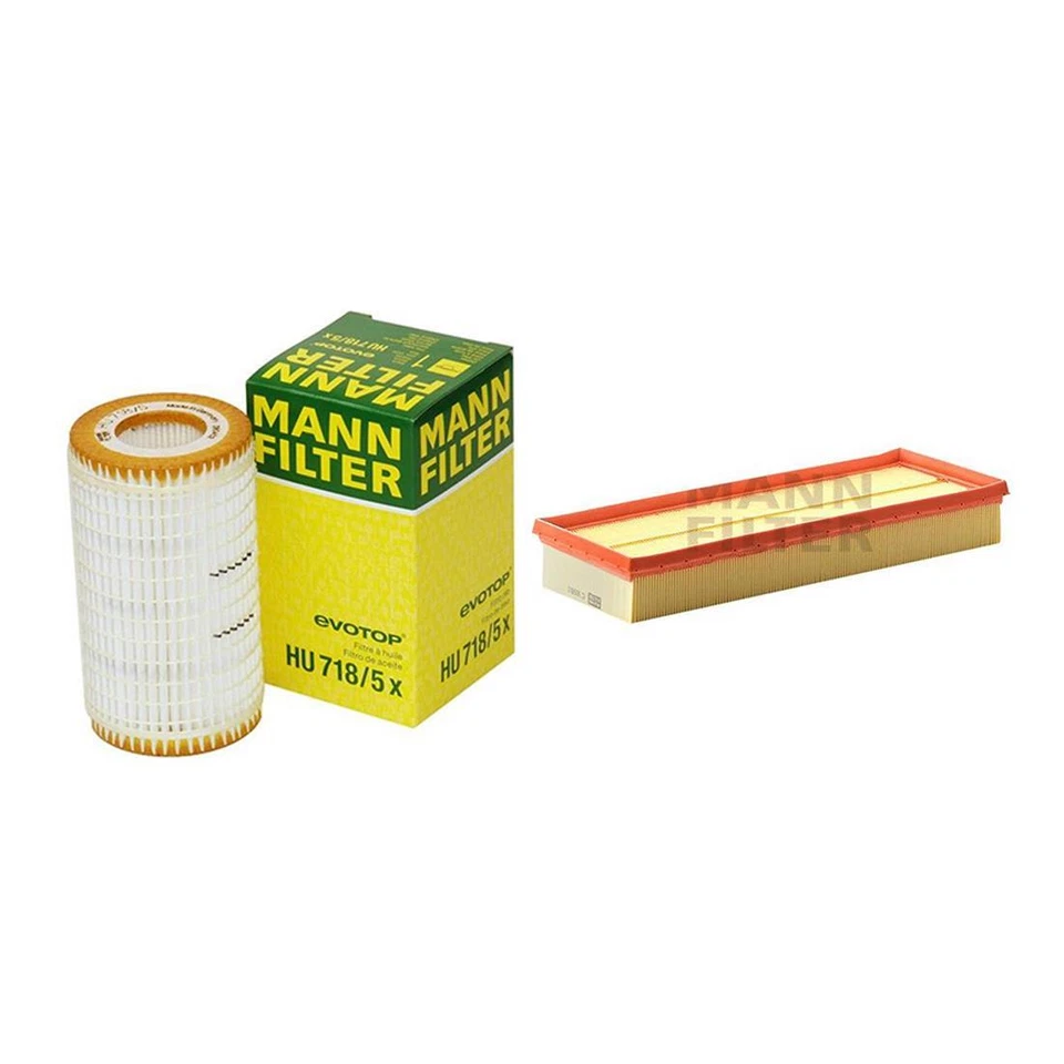 Filtro de óleo do motor Mann + filtro de ar 2X para 99-06 Mercedes-Benz SL500 V8 5.0L AY17 - Imagem 2 de 4