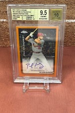 2019 TOPPS CHROME ORANGE REFRACTORS #99TCAPG PAUL GOLDSCMIDT AUTOGRAPH 19/25