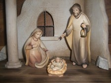 Krippenfiguren - Artis Krippe - Heilige Familie - 12 cm - Holz geschnitzt - Neu