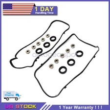 FRONT/REAR Valve Cover Gasket Kit Fit 2008-2017 Honda Acura PILOT MDX V6
