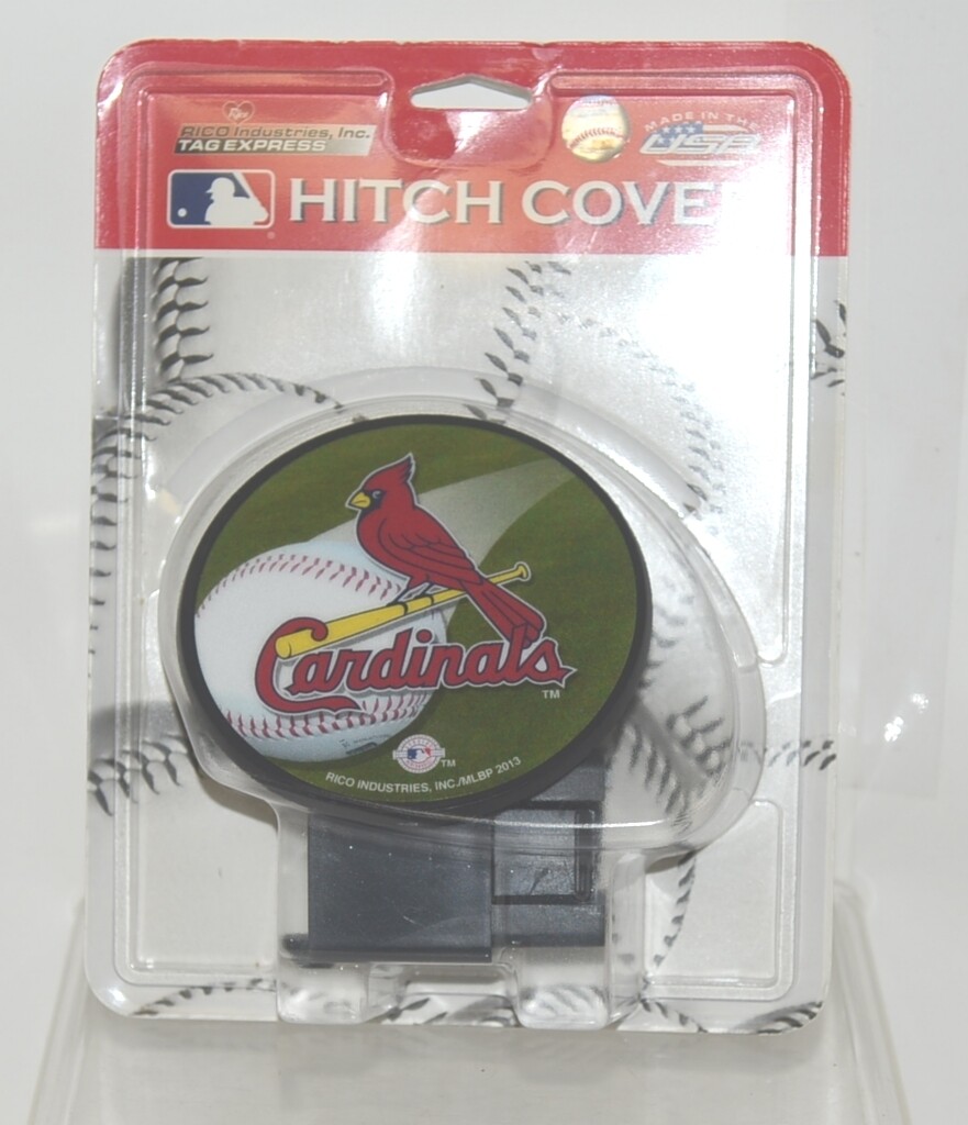 RICO Industries Saint Louis Cardinals Round Hitch Cover MLB License USA