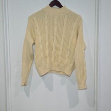 Vtg Liz Sports Petites Knit Sweater Size MP