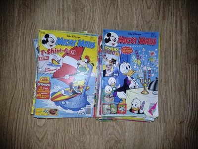 38x Jahr 1996 Micky Maus Donald Duck Hefte Comics Konvolut Beilagen Set