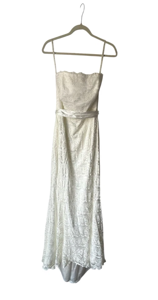 Vestido de novia Galina David’s marfil talla 12 estilo VW9340 NUEVO CON ETIQUETAS inalterado Foto 2 de 4