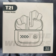 T21 Wireless Earbuds In ear Active Noise Canceling Deep Bass HD Call New in Box