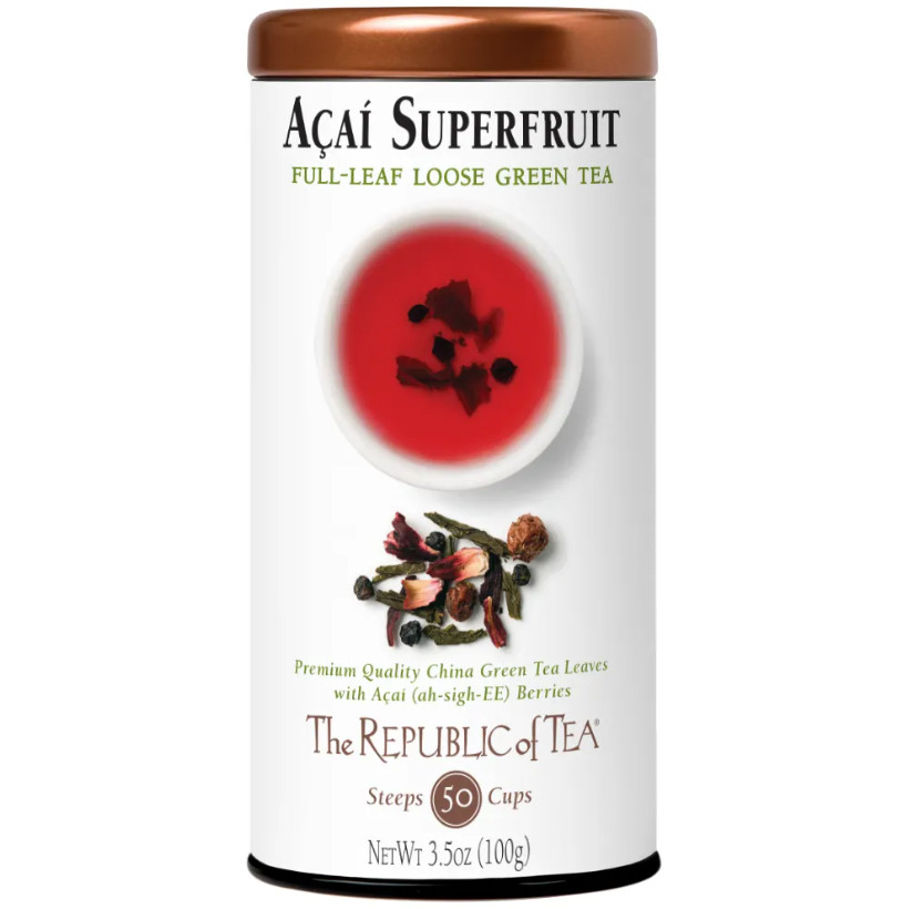 , Superfruit Full Leaf Tea, Fruity Green Tea Leaves