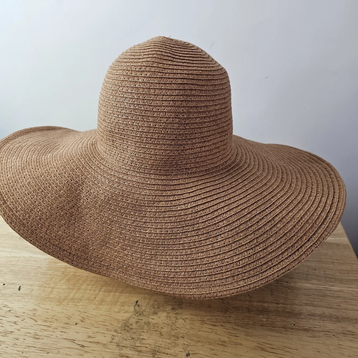 J. Crew Textured Summer Straw Hat For Women Beige Open-weave Packable Straw Hat For Women | J.Crew main image 3