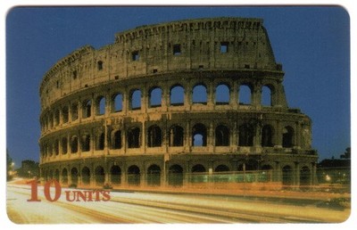 10u Coliseum In Rome, Italy (USA/Canada 1993) Phone Card