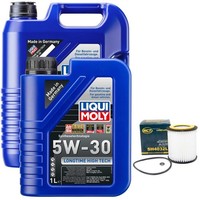 MotoröL Set High Tech 5W-30 Liqui Moly 6 Liter + ÖLfilter FüR BMW 4Er 428I X4