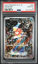 2023 POKEMON JAPANESE SV1A-TRIPLET BEAT ART RARE #080 MAGIKARP PSA 10