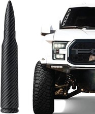 EcoAuto Bullet Antenna Replacement for Dodge Ram 50 CAL BULLET, Carbon Fiber