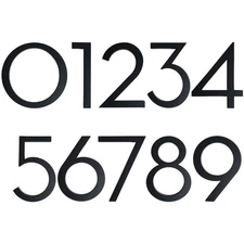 Brand New Digital House Number Number Decor Aliuminum Brushed Floating