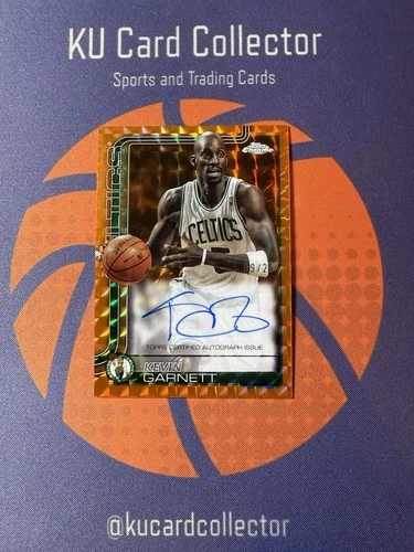 2025 Topps Chrome Kevin Garnett Refractors Geometric Orange (RAW)
