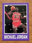 1990-91 Statz Michael Jordan Dunking. Chicago Bulls Basketball Card Rare Stunner