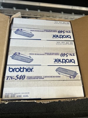Lot of 3 Brother Laser Toner Black Cartridge. TN-540 302367